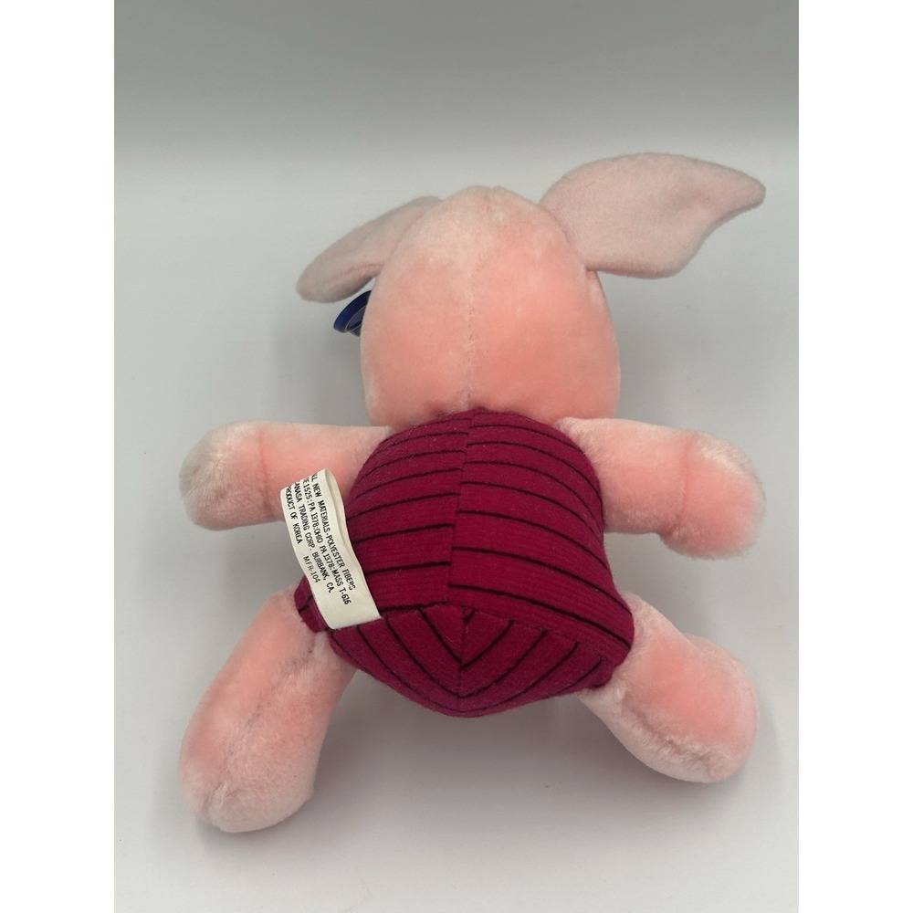 Disney World Vintage Original Plush PIGLET Winnie The Pooh Stuffed Toy - Picture 9 of 13